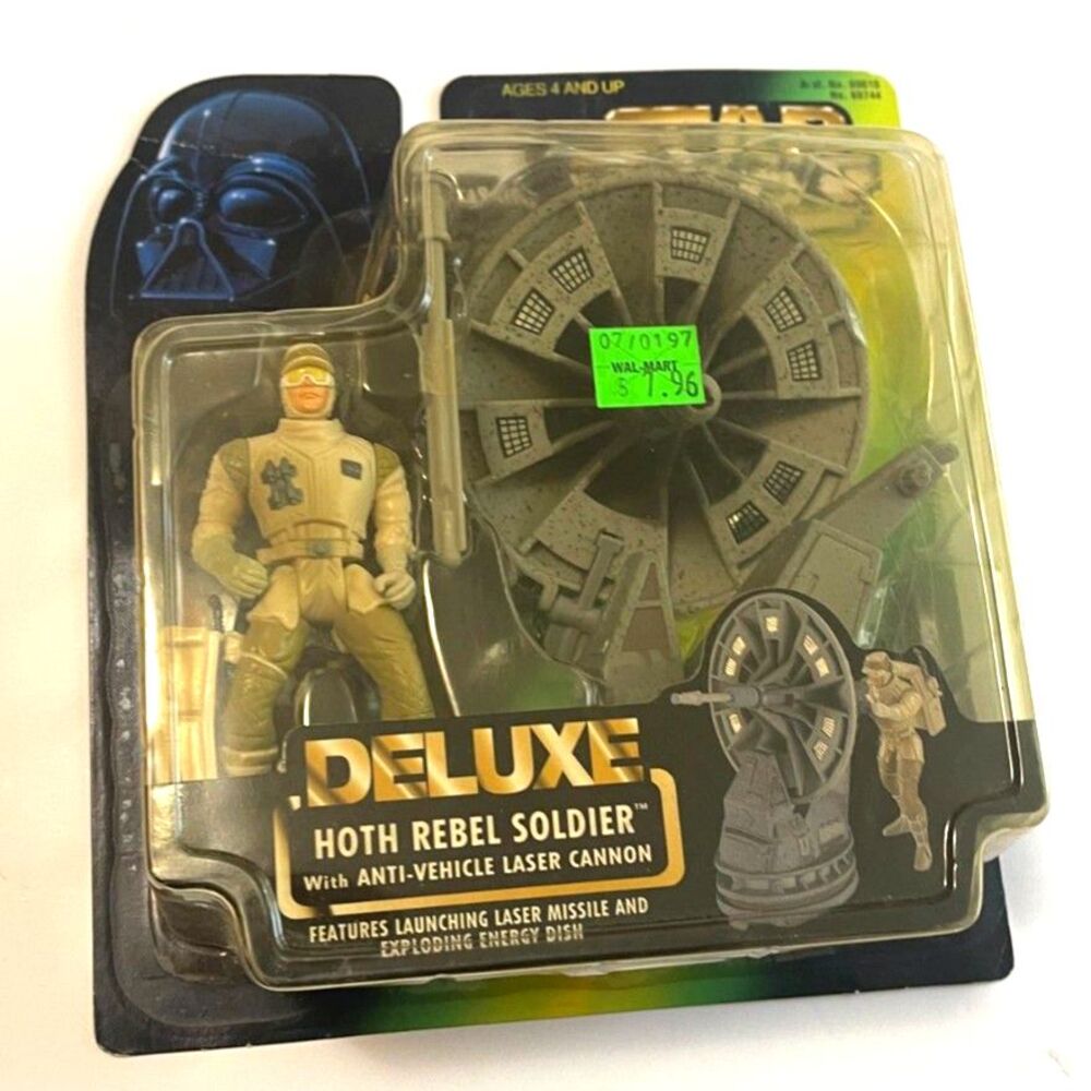 Star Wars Deluxe Hoth Rebel Soldier Action Figure Power of the Force POTF Vintag